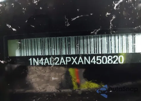 2010 Nissan Altima Base из США, поврежденный, VIN 1N4AL2APXAN450820